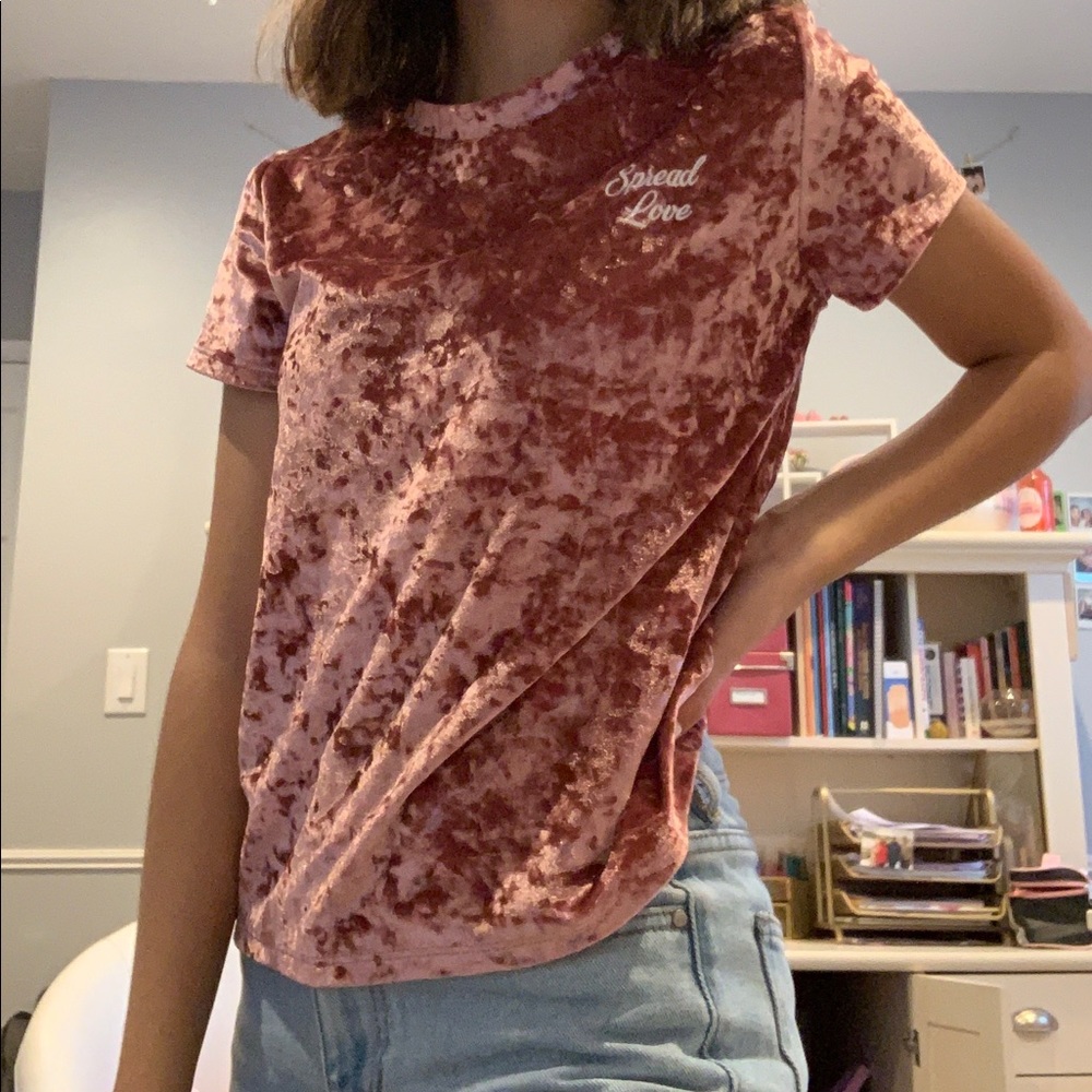 Velvet shirt